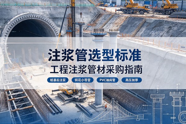 江安注浆管选型标准