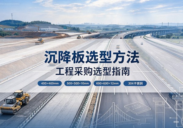 江安沉降板选择方法